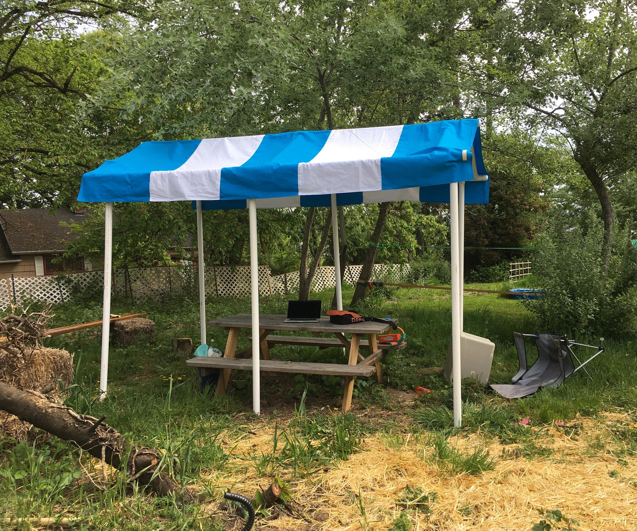 Canopy From PVC Pipe and Canvas 11 Steps (with Pictures) Instructables