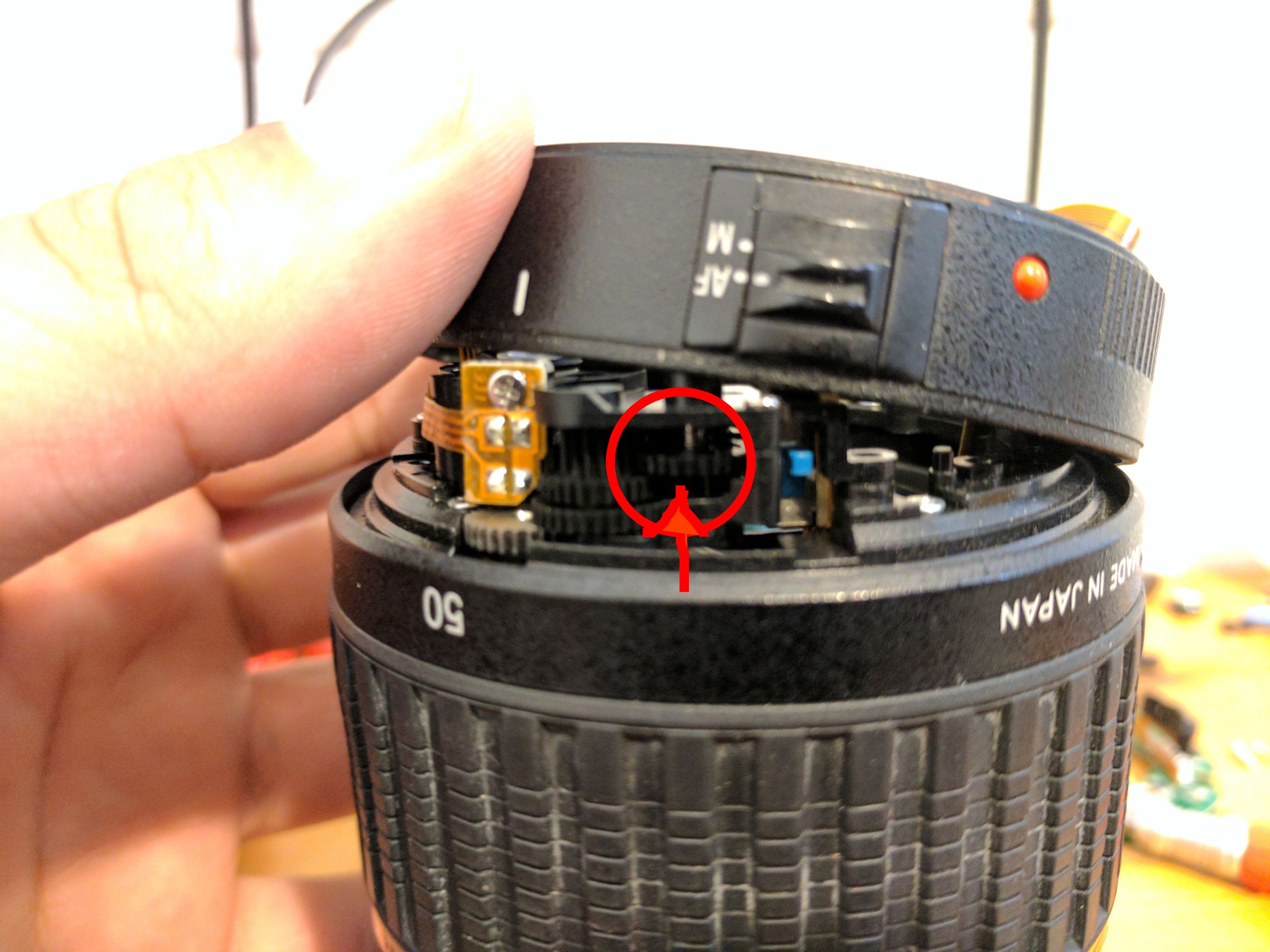 How to Fix Stuck Zoom Ring on a Tamron 1750 2.8 Non VC Canon Lens 7