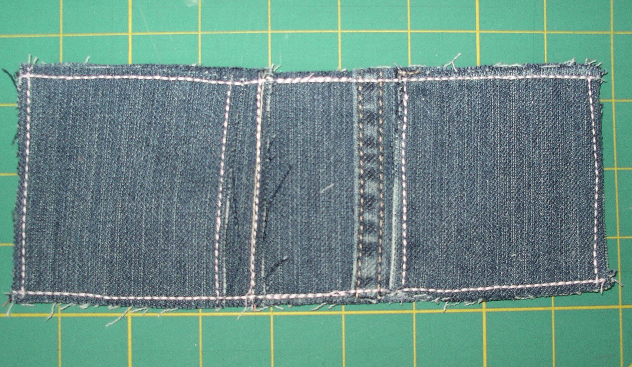Jeans Cuff Wallet 8 Steps Instructables