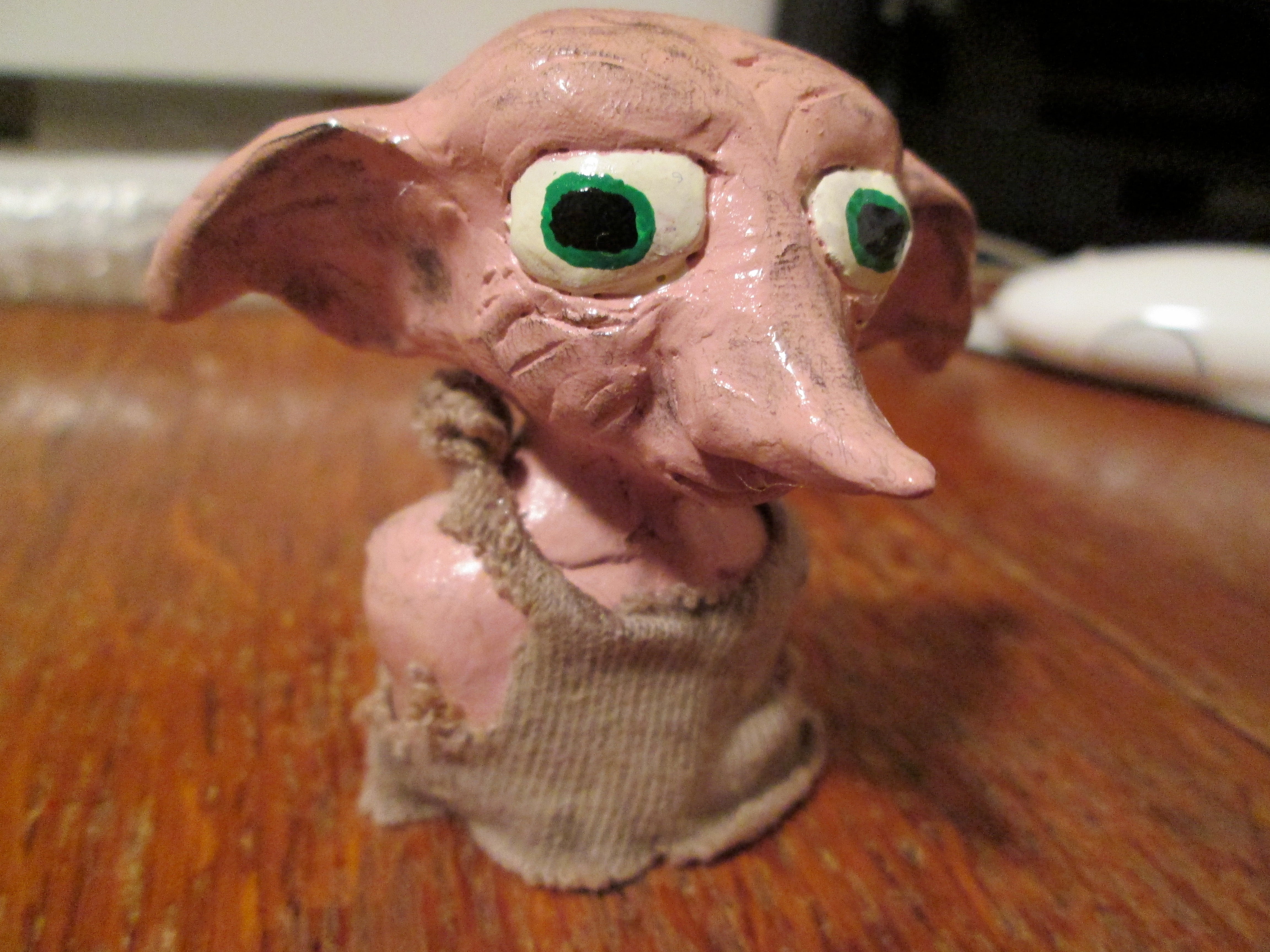 Clay Bust Of Dobby The House Elf 5 Steps With Pictures Instructables