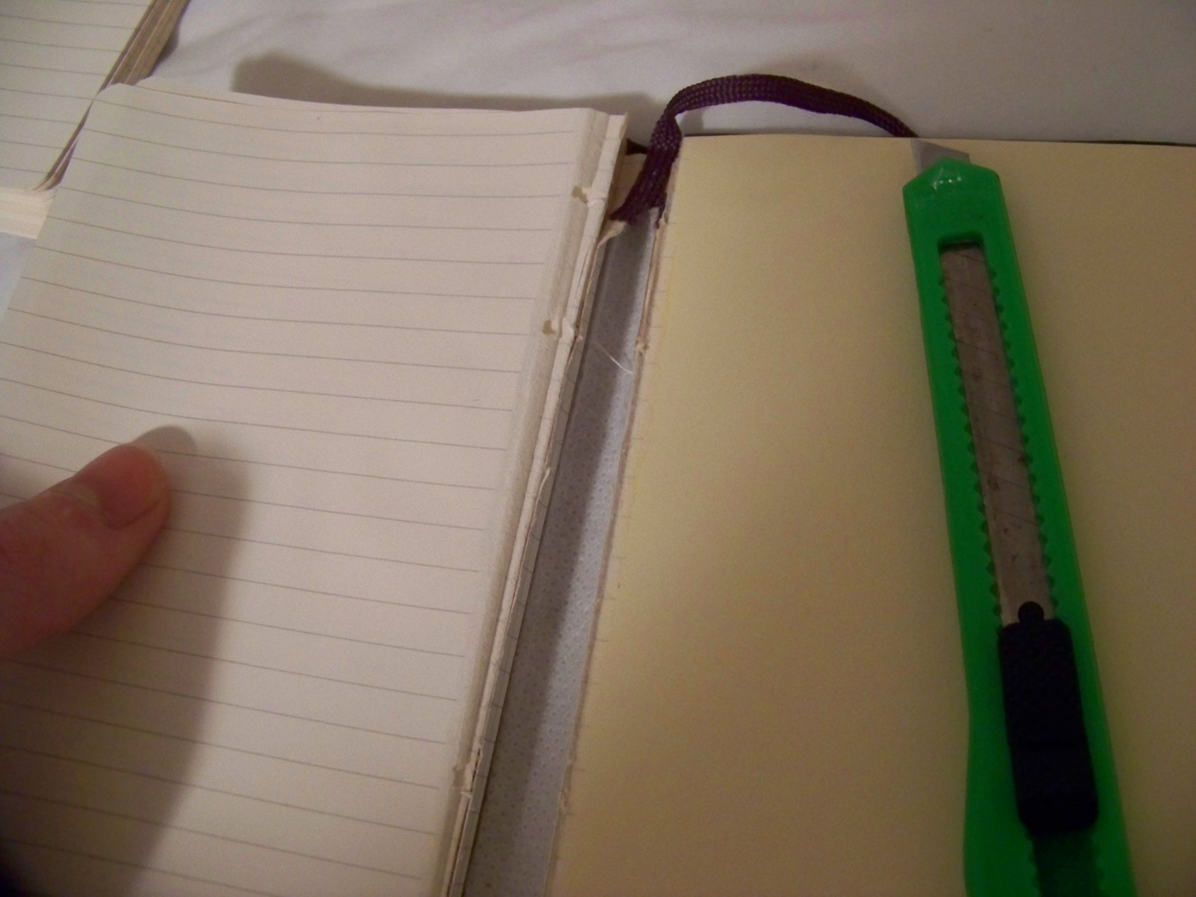 Refill Your Old Moleskine 6 Steps Instructables