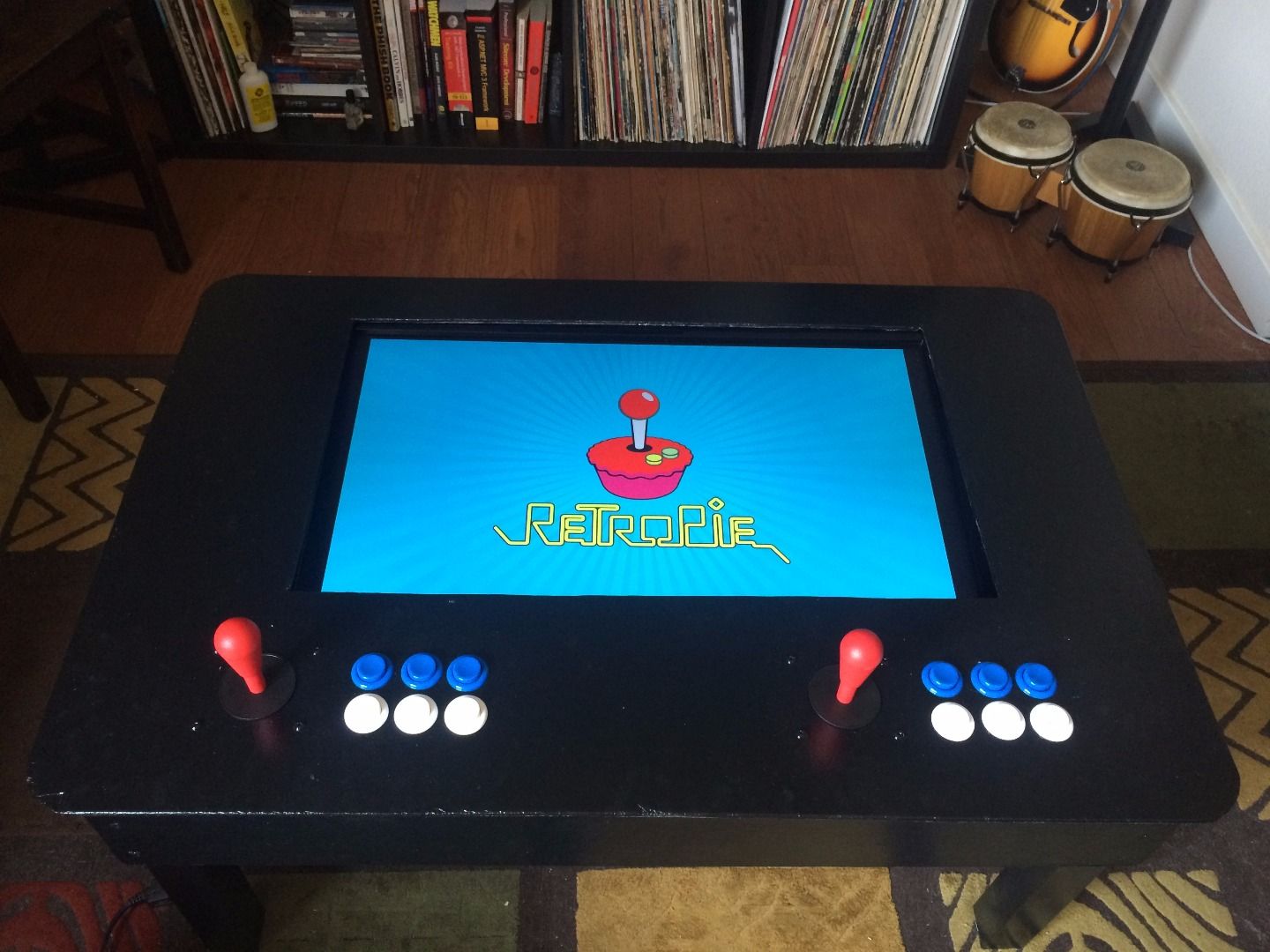 RasPi TwoPlayer Arcade Coffee Table 7 Steps (with Pictures