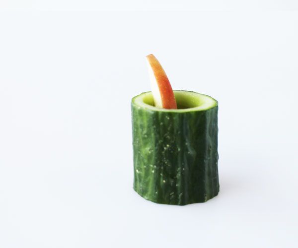 Applejack Shot In Edible Cucumber Cups 3 Steps With Pictures Instructables