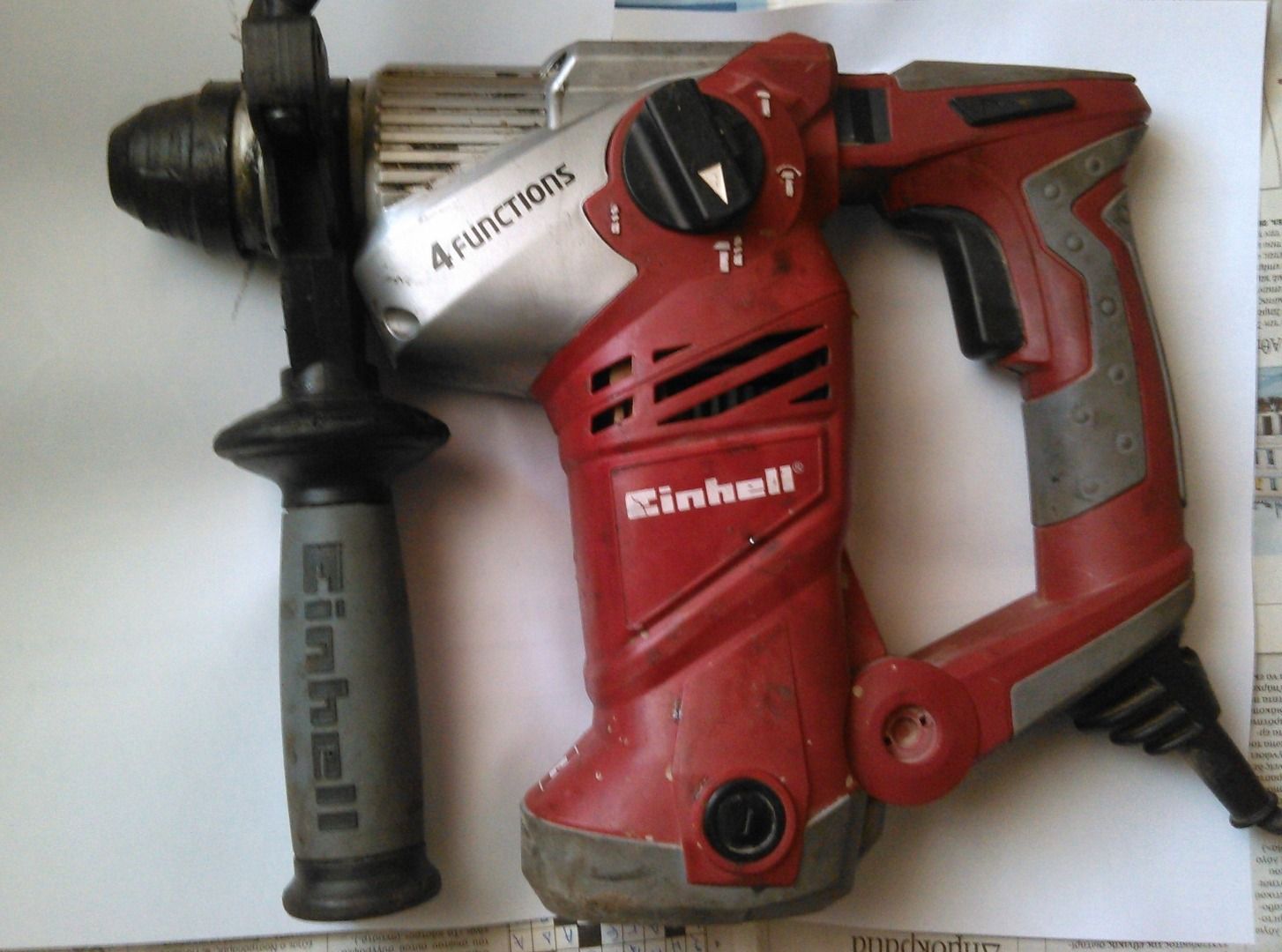 Hammering Action in a Hammer Drill 