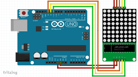 Controlling LED Matrix Array With Arduino Uno (Arduino Powered Robot ...
