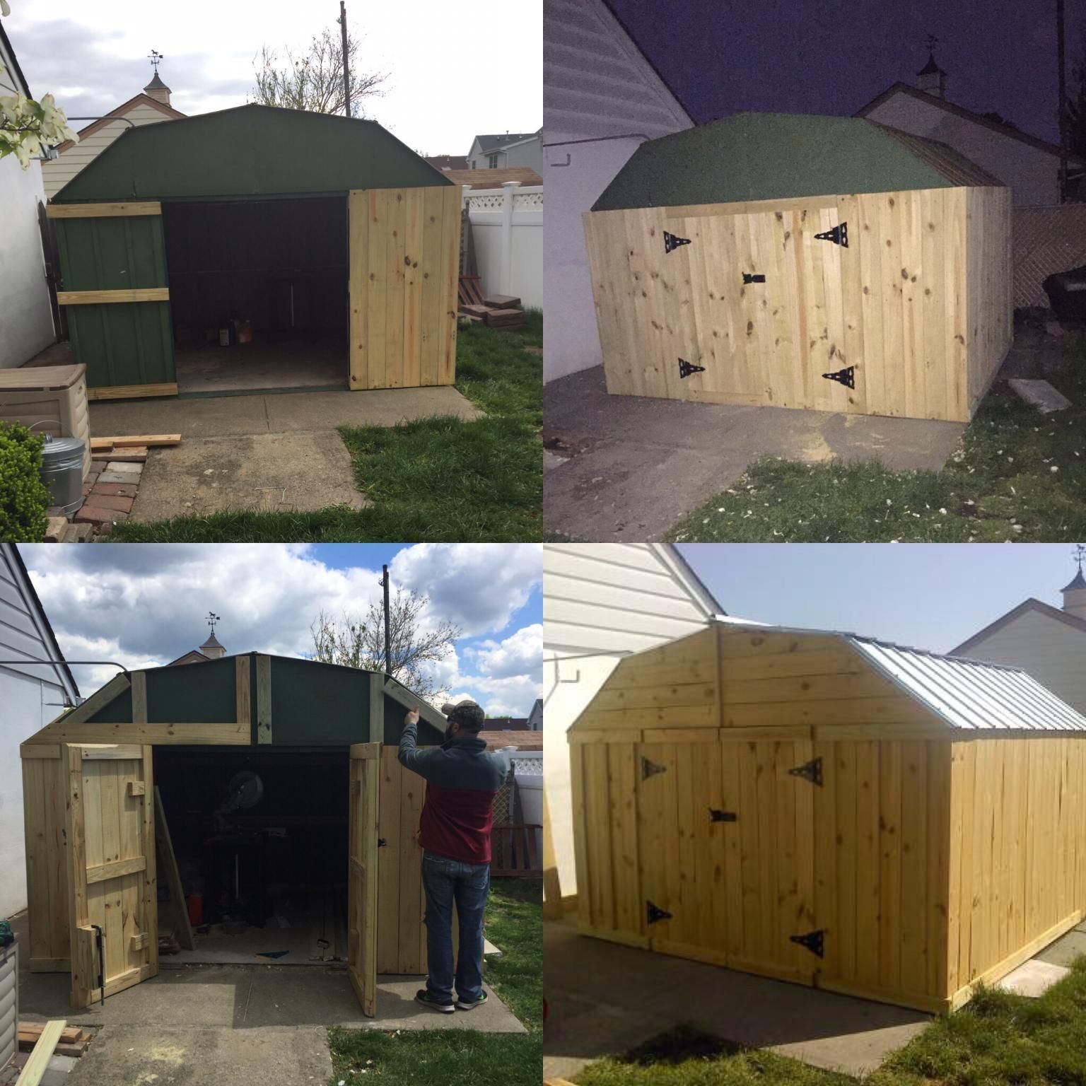 Upgrade An Old Metal Shed Exterior 8 Steps With Pictures Instructables