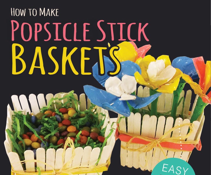 How to Make a Popsicle Stick Basket Easy Party DIY Instructables