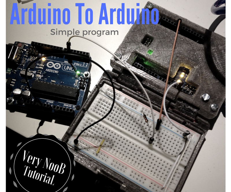 DIY guide for Arduino UNO talk with Arduino UNO with step-by-step instructions