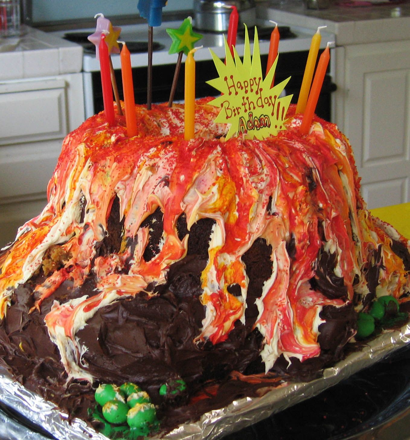 Really Smoking Volcano Cake! 3 Steps Instructables