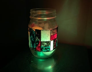 Download The Stained Glass Mason Jar 4 Steps With Pictures Instructables