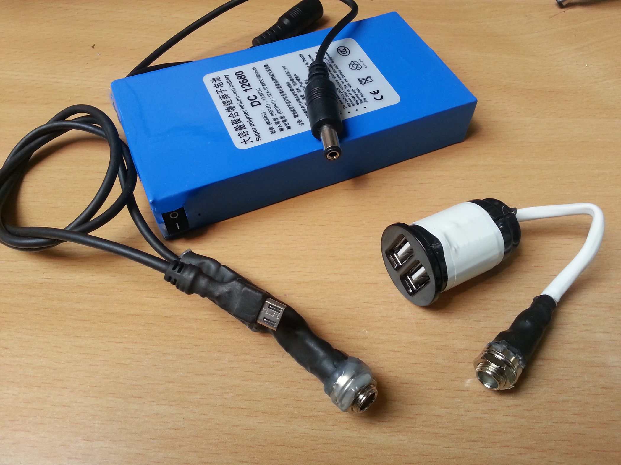 USB Charger From 12V Li ion Batteries 3 Steps Instructables