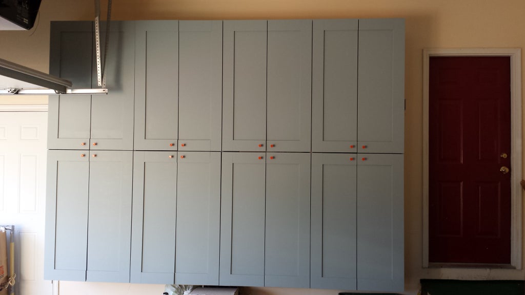 Making Garage Storage Cabinets I 10 Steps With Pictures Instructables Making Garage Storage Cabinets I 10, Built In Storage Cabinets For Garage Door