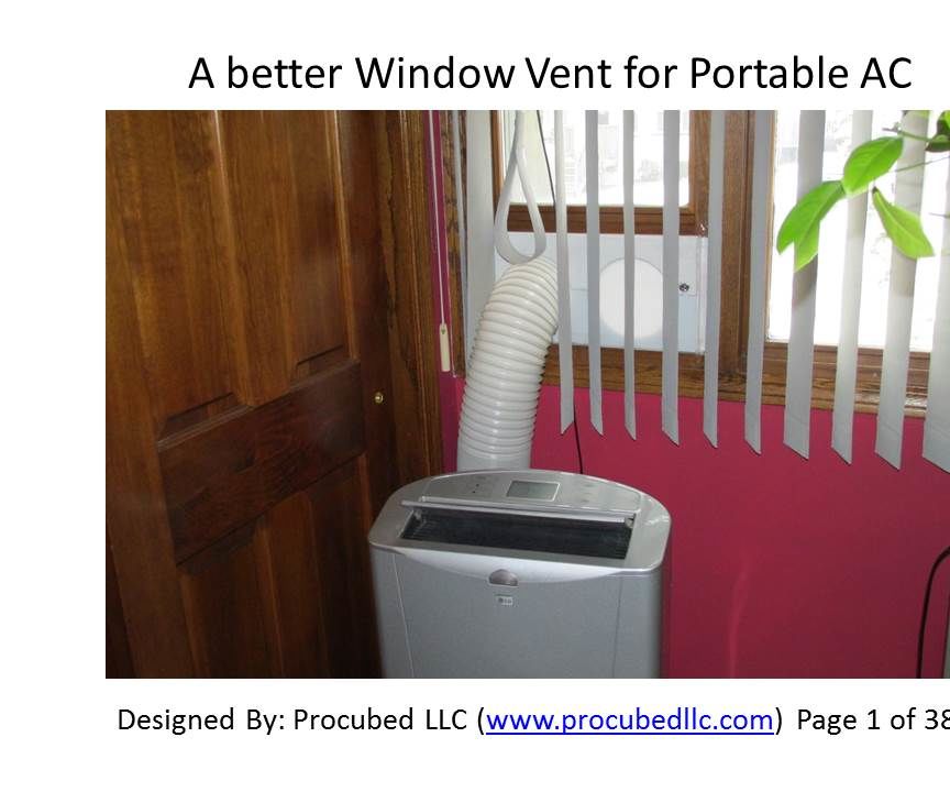 Window Vent for Portable AC or Other Uses Instructables
