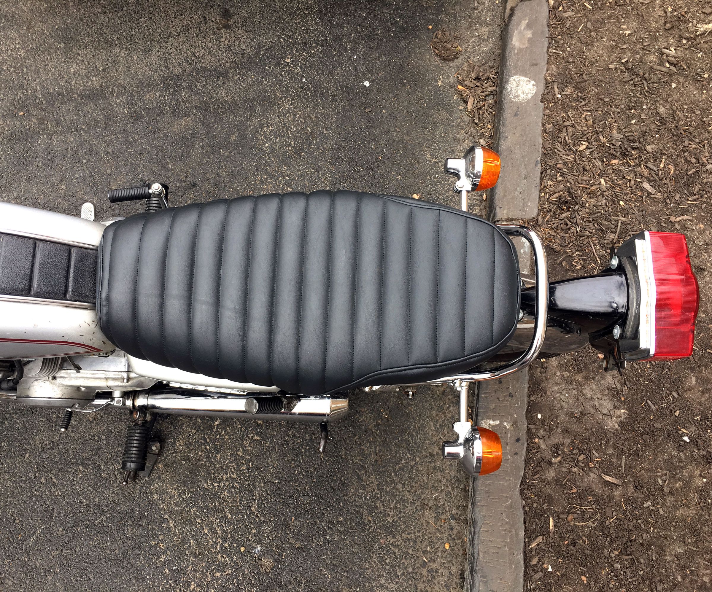 Vintage Motorcycle Seat Restoration - CB200