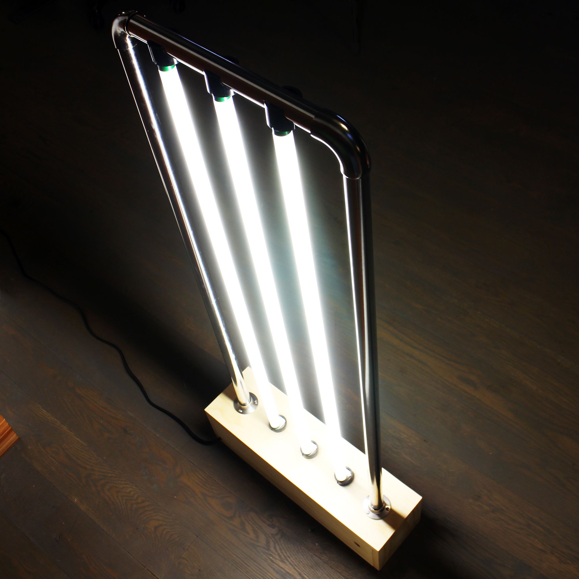 Fluorescent Tube Floor Lamp 26 Steps (with Pictures) Instructables