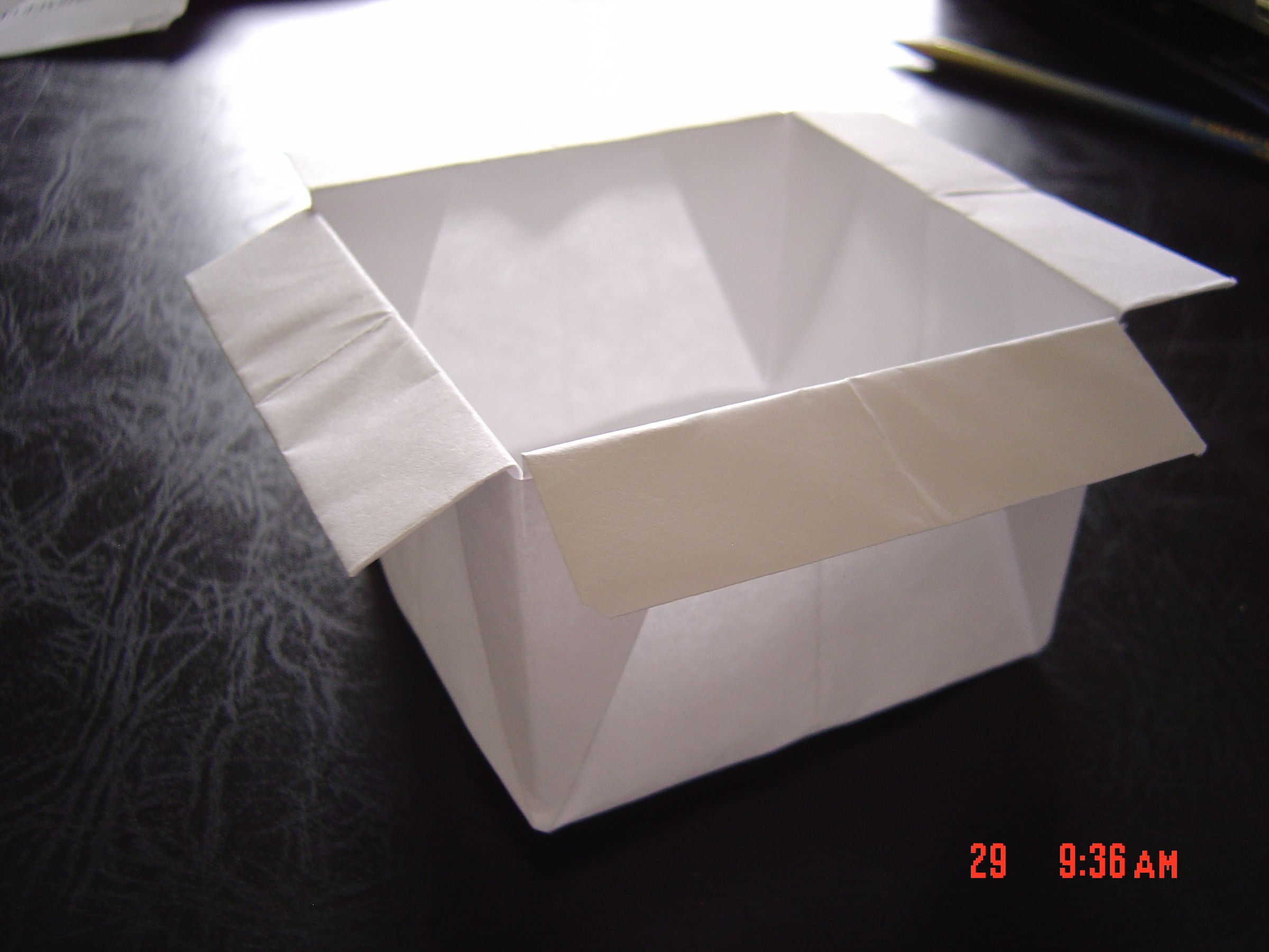 Origami Box With Flaps 6 Steps Instructables
