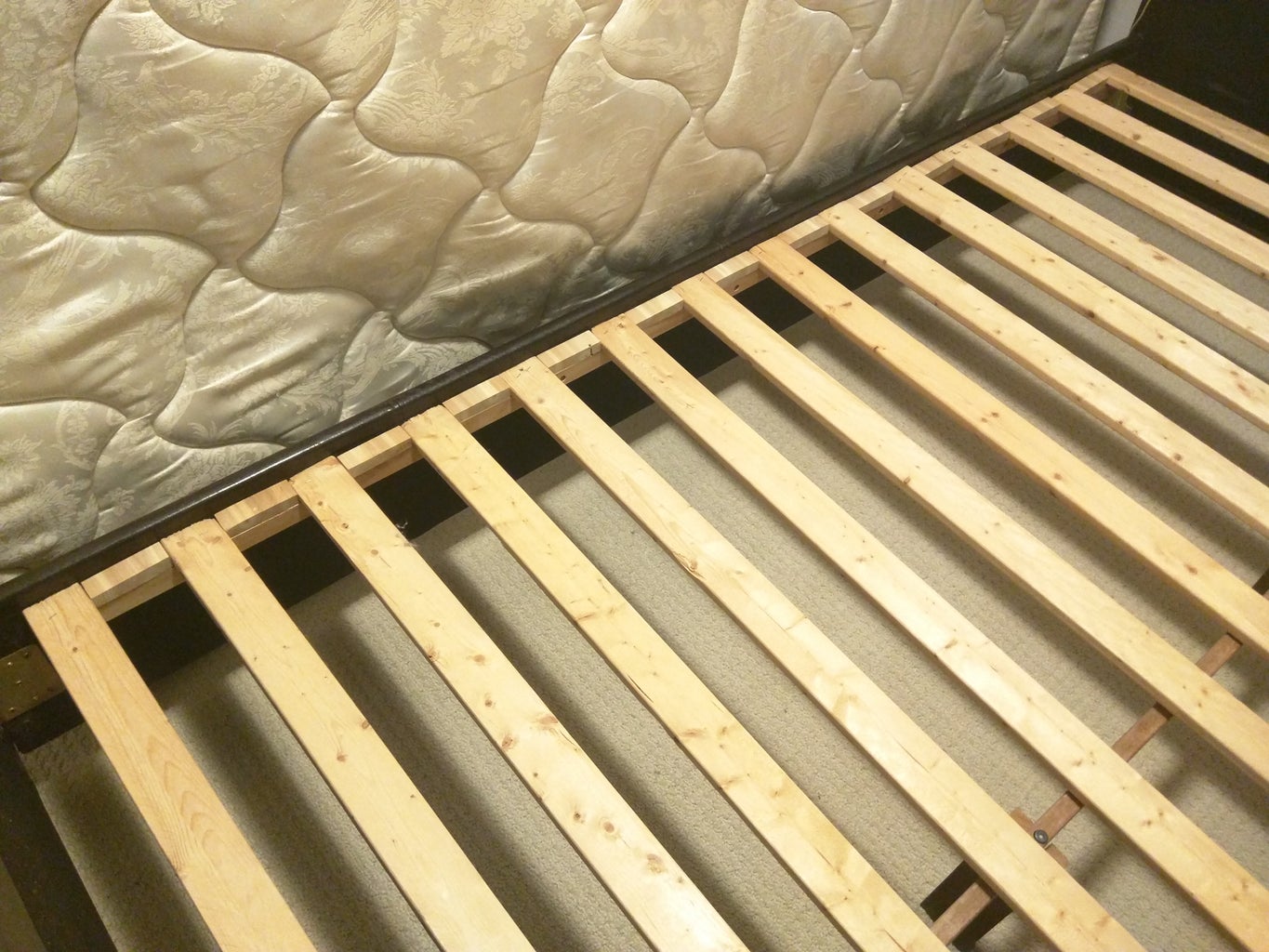 Bed Slats Improvement 3 Steps With Pictures Instructables Bed Slats Improvement 3 Steps With, Are Bed Slats Necessary