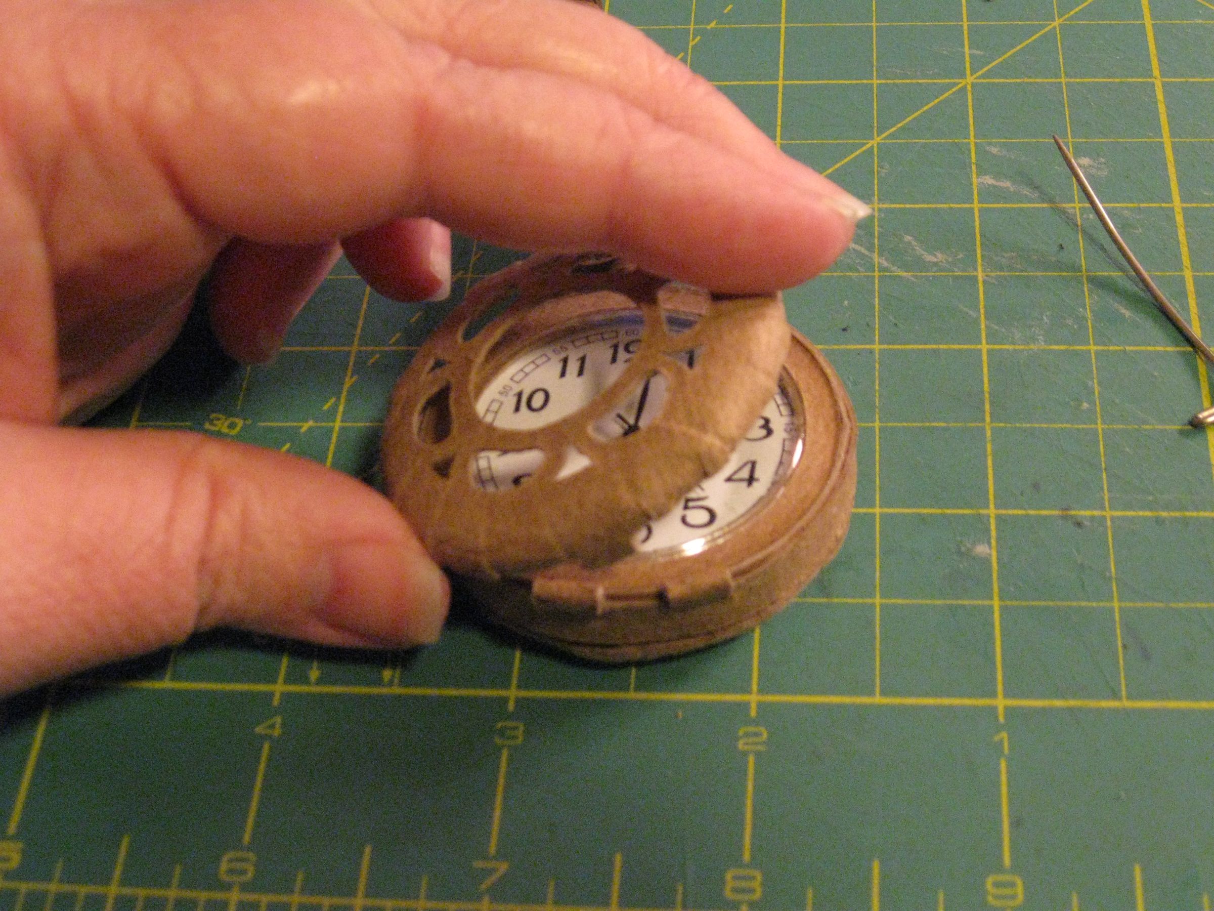Cardboard Pocket Watch Stepbystep 7 Steps (with Pictures
