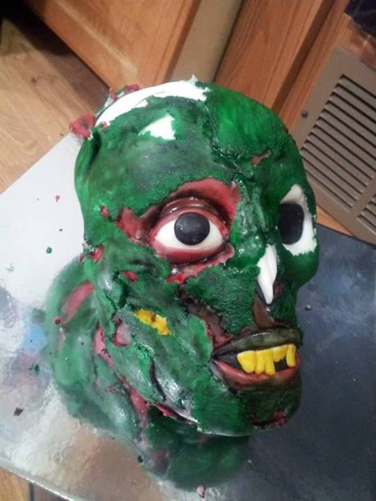 Zombie Head Cake