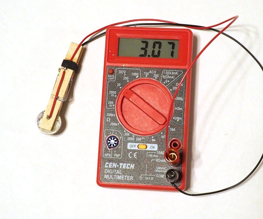 Simple Battery Tester for Coin Cells 12 Steps (with Pictures