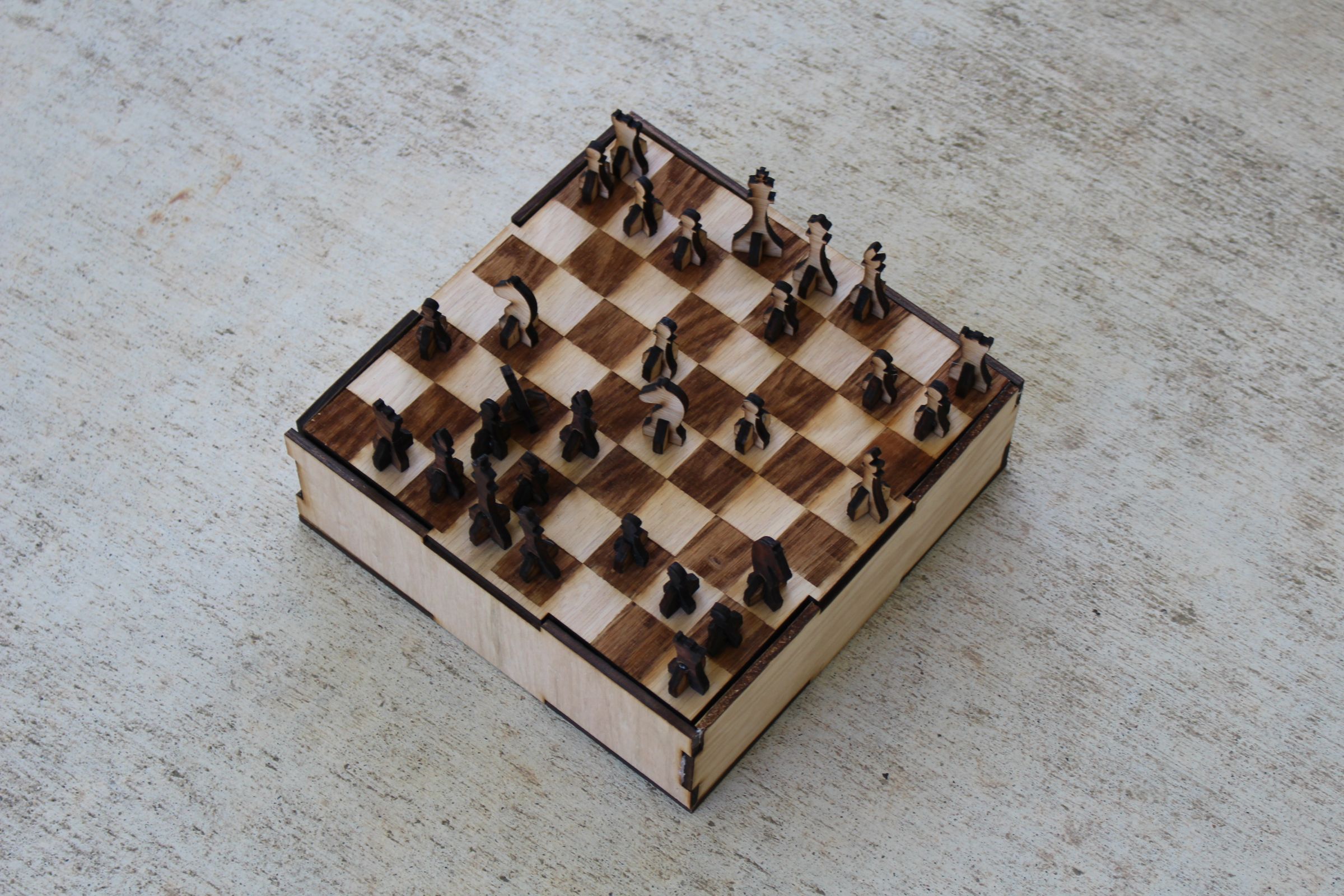 Laser Cut Portable Chess Set 9 Steps (with Pictures) Instructables