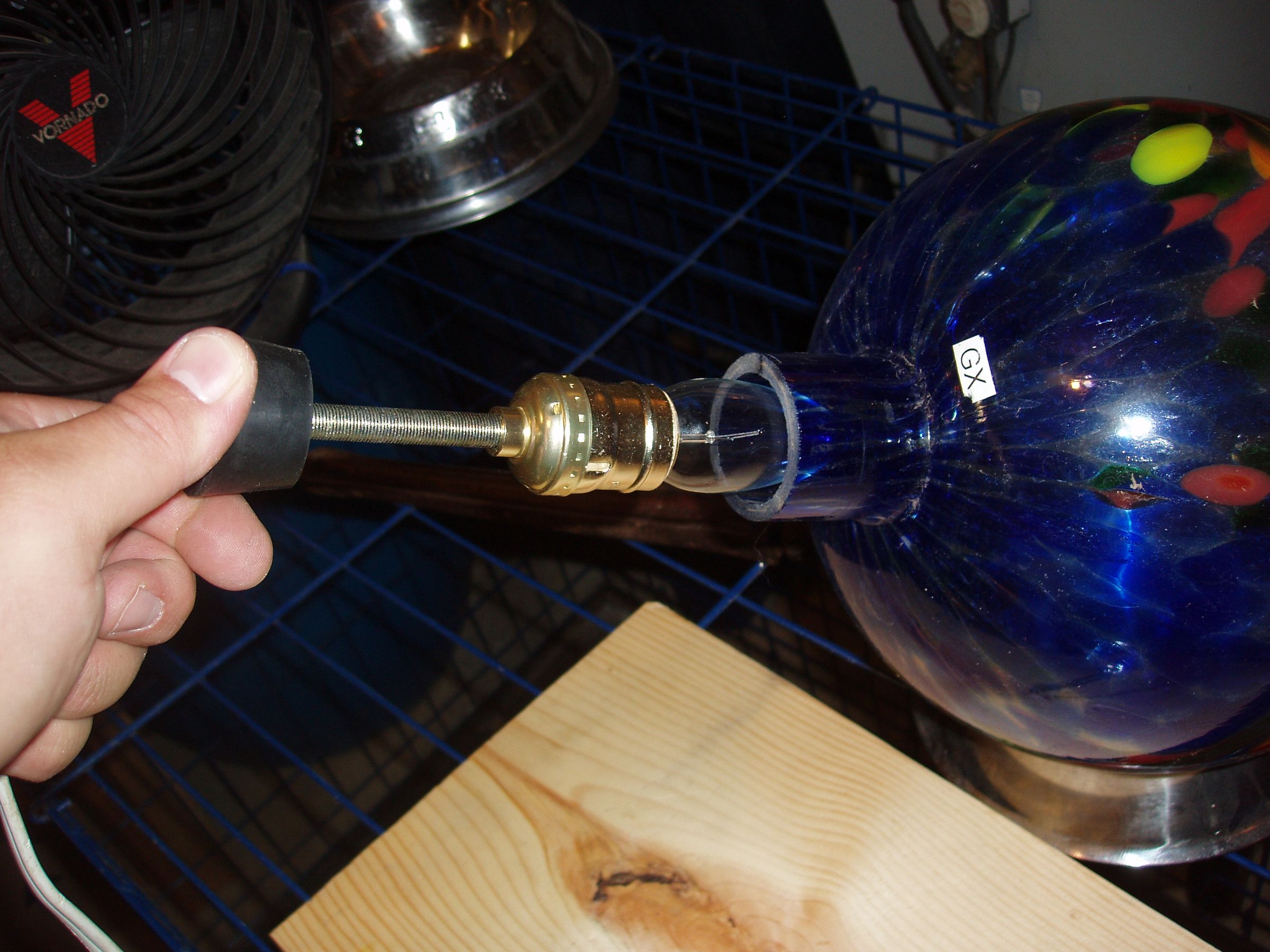 Turning a Garden Gazing Ball Into Decorative Light. 5 Steps Instructables