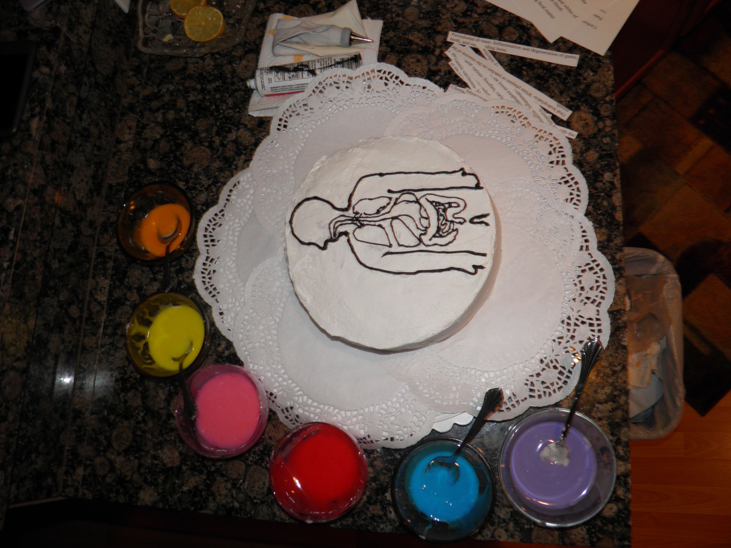 Digestive System Cake! Instructables