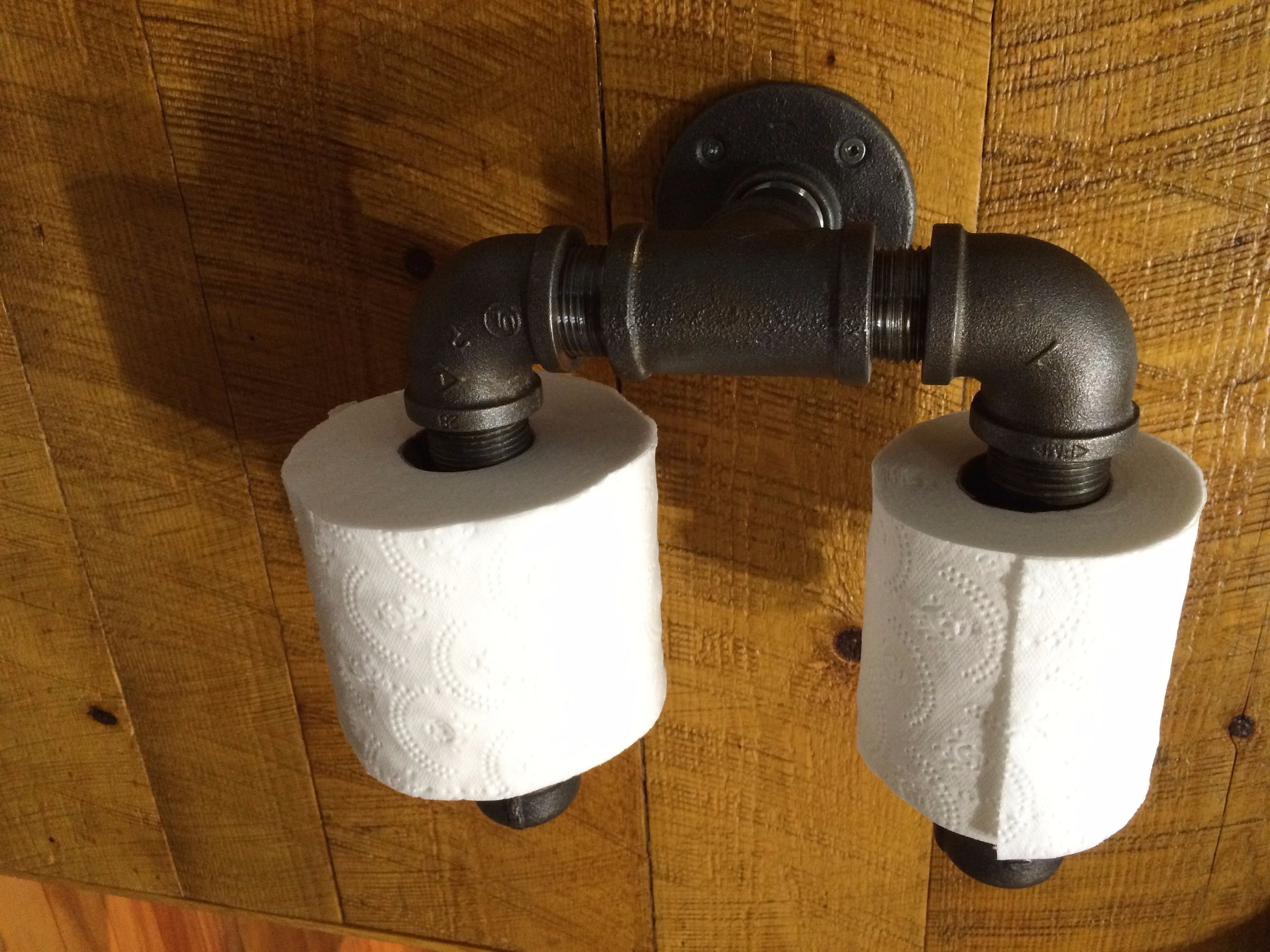 Easy DIY Steel Pipes Toilet Paper Holder 4 Steps (with Pictures