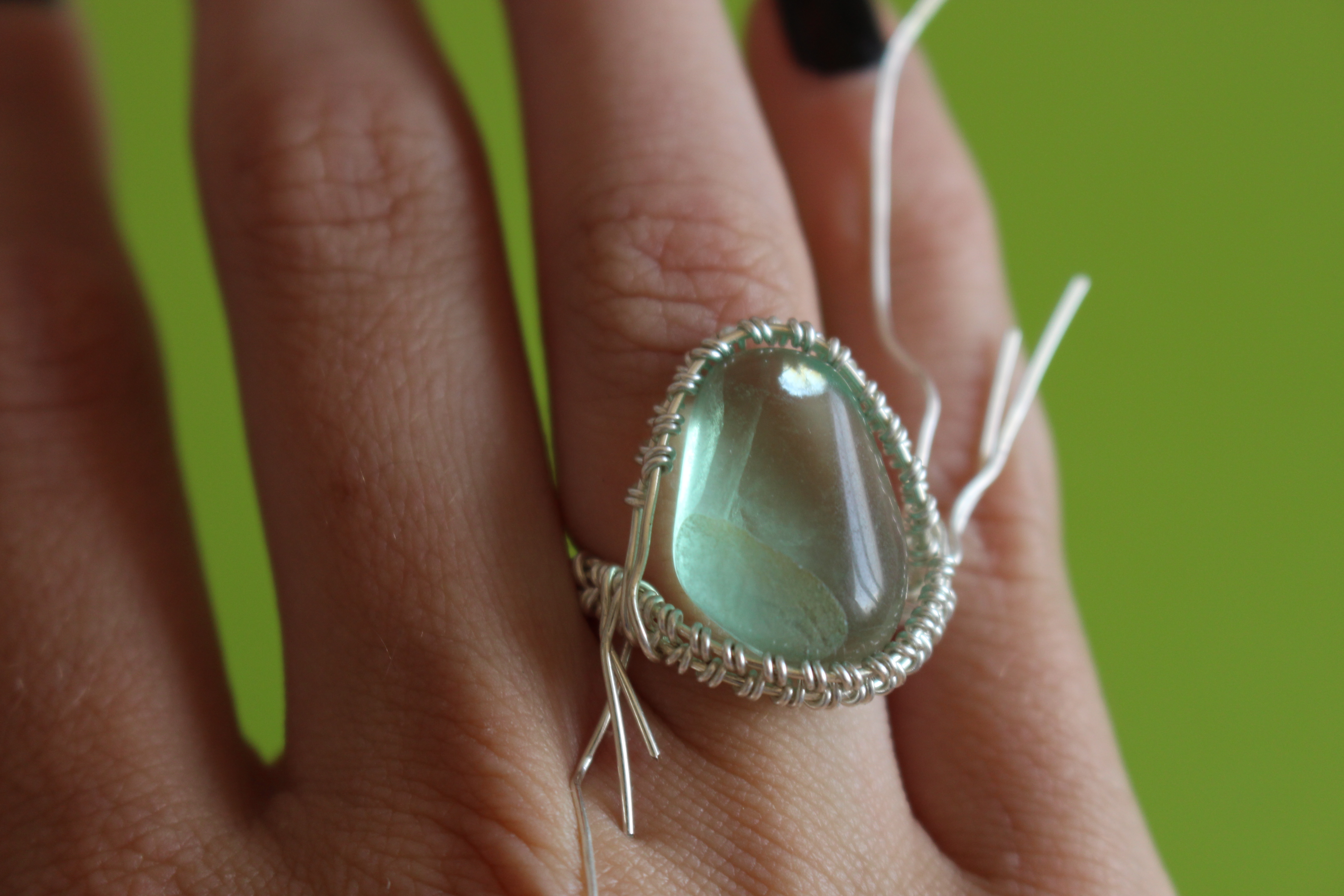 Wire Wrapped Stone Ring 22 Steps (with Pictures) Instructables