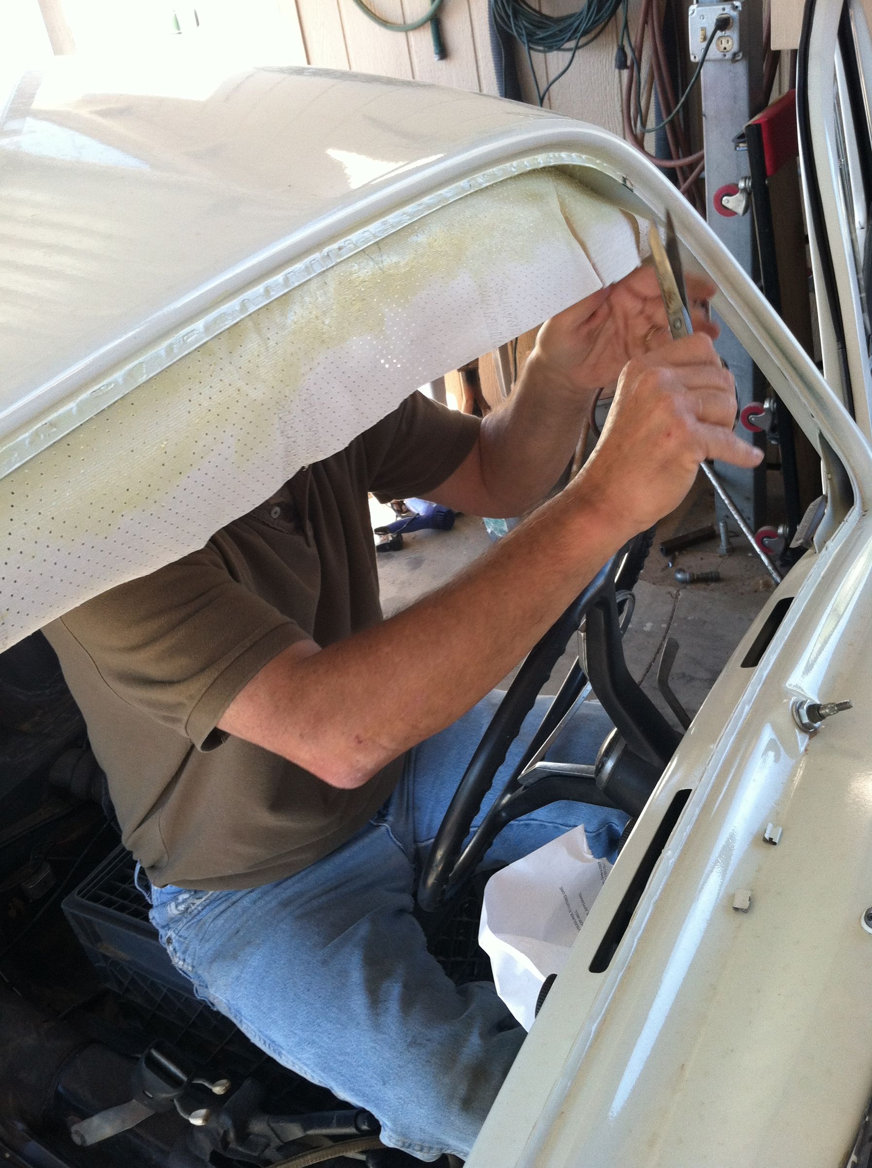 Install a Vinyl Headliner in a Vintage VW Beetle Instructables