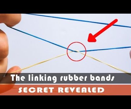 DIY guide for Magic tricks - Linking rubber bands with step-by-step instructions