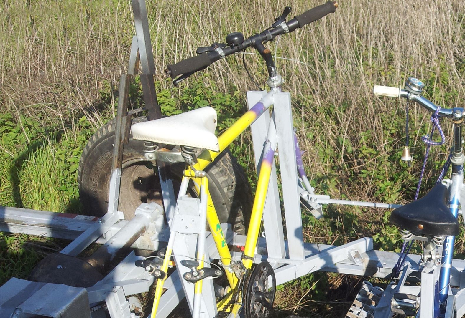 Bicycle Operated 4-wheel Vehicle 