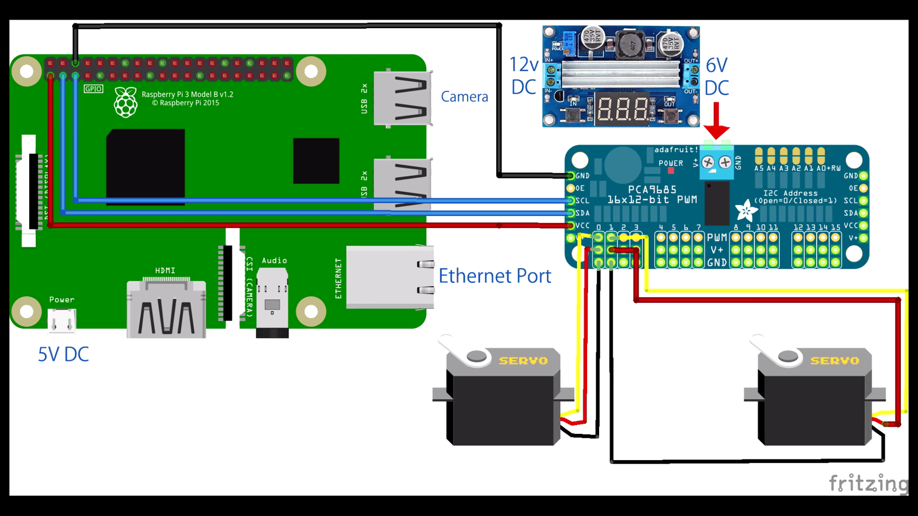 IOT Based Surveillance Camera || Raspberry Pi + Pan-Tilt Arrangement ...