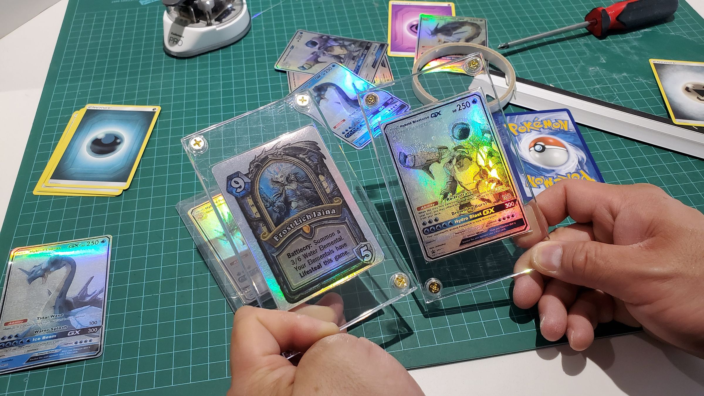 Holographic Custom Pokemon Trading Cards 7 Steps With Pictures Instructables