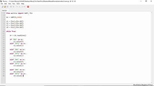 Home Automation Using Raspberry Pi Pico : 5 Steps - Instructables