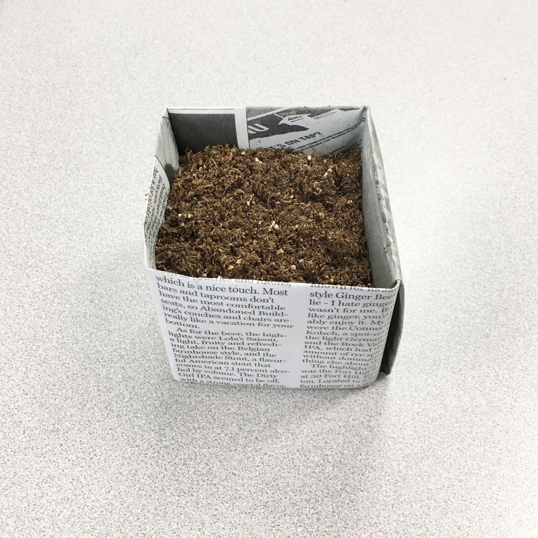 Biodegradable Newspaper Pots 7 Steps (with Pictures) Instructables