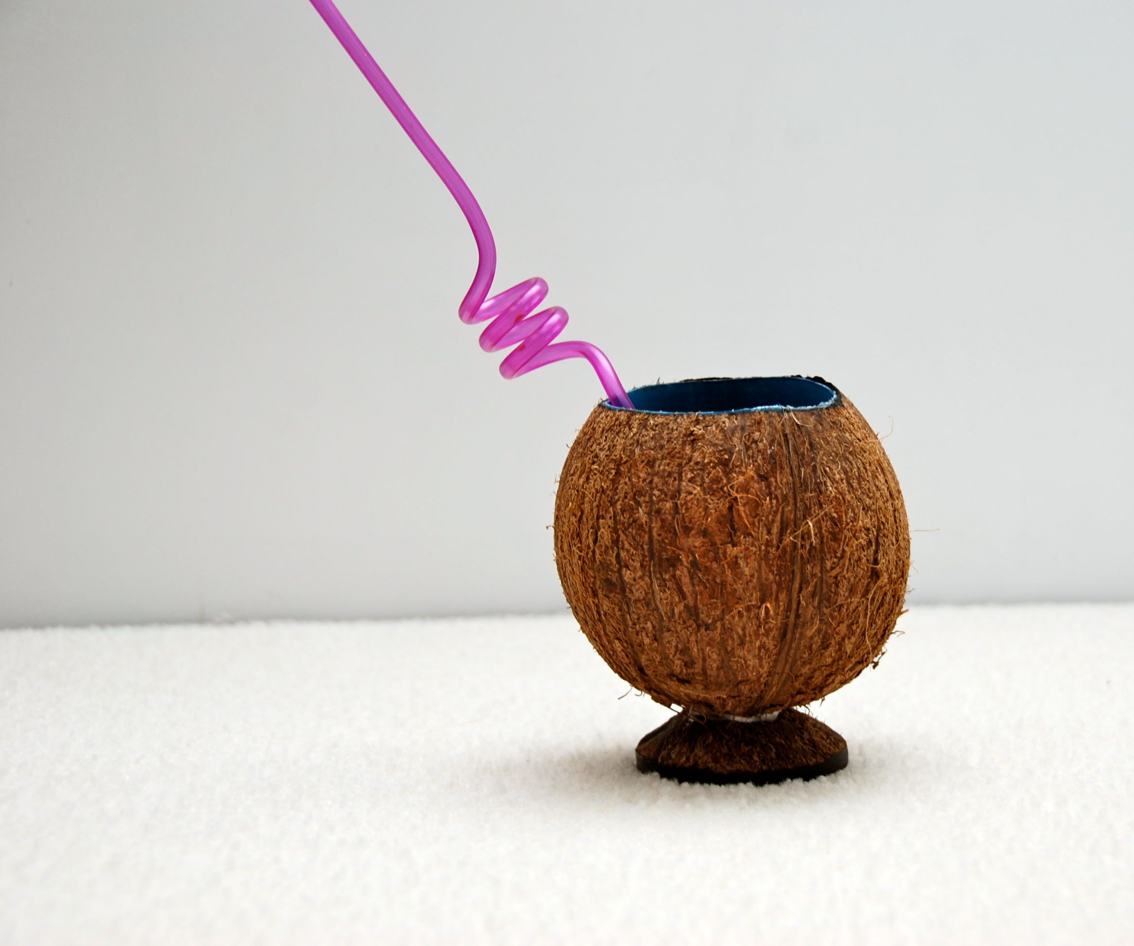 coconut drinking glass DIY Project DIY Project Image