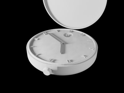 Mechanical Pocket Watch for 3D Print : 4 Steps - Instructables