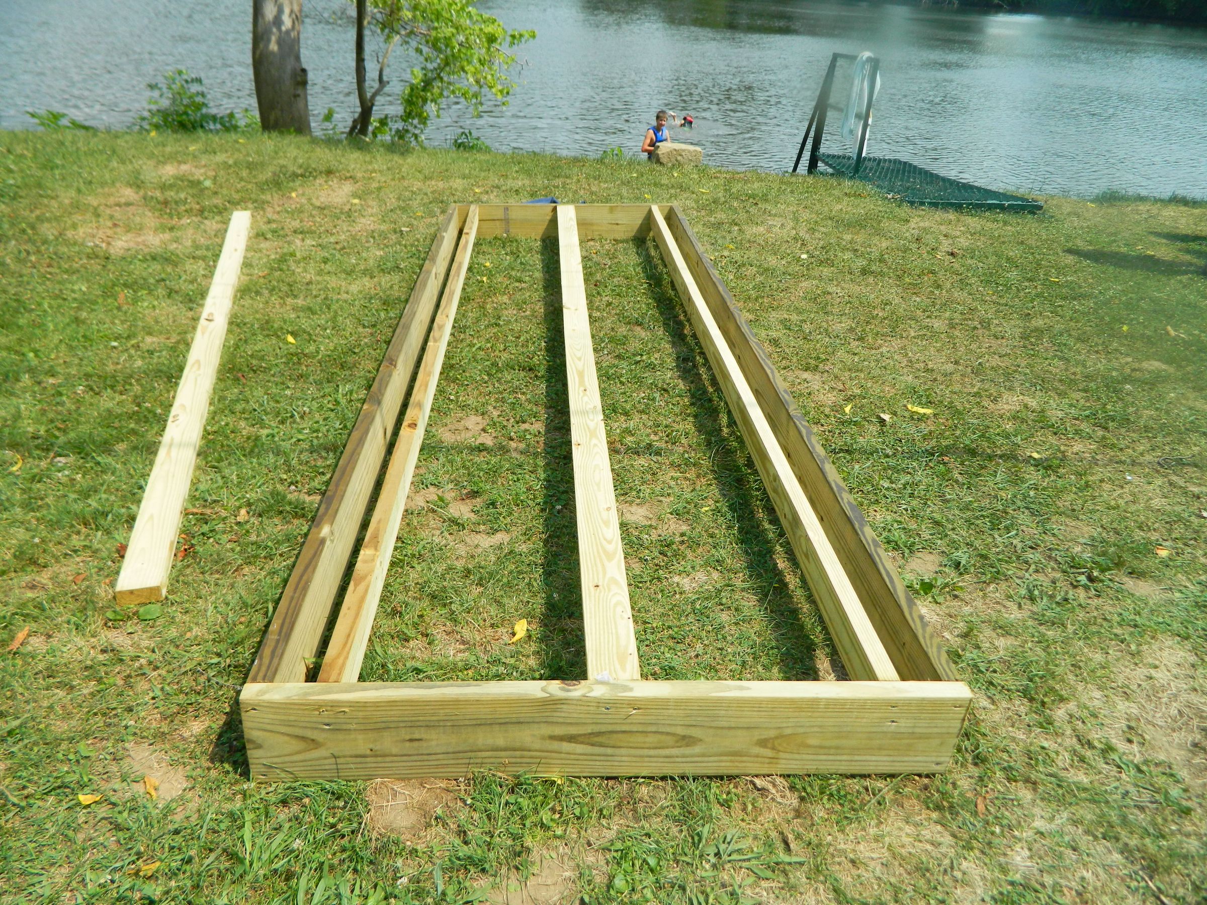 Floating Dock With Barrels (UPDATED) 9 Steps (with Pictures