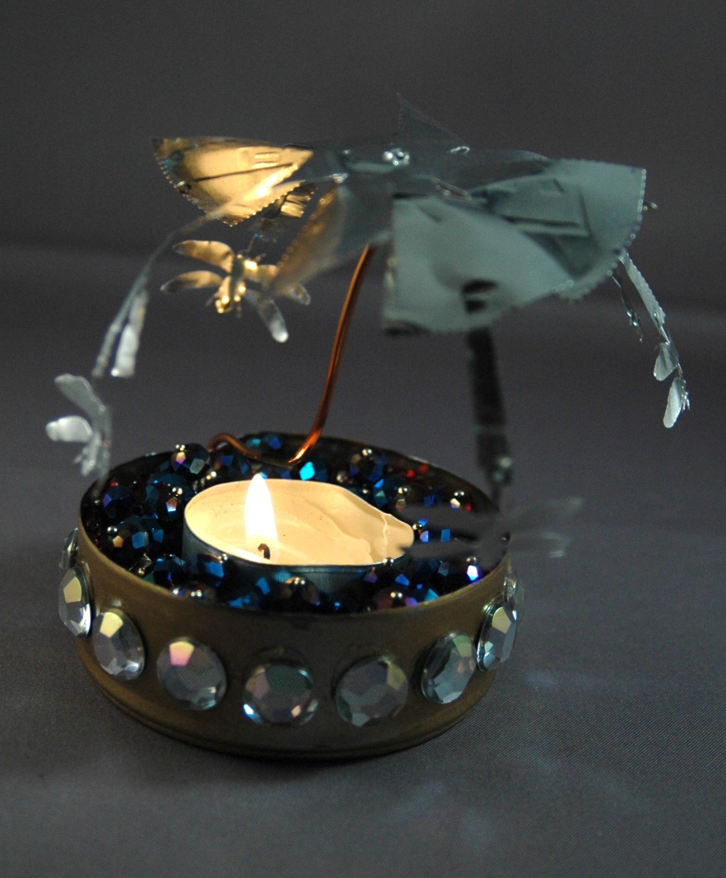 Spinning Sparkling Candle Carousel 8 Steps (with Pictures