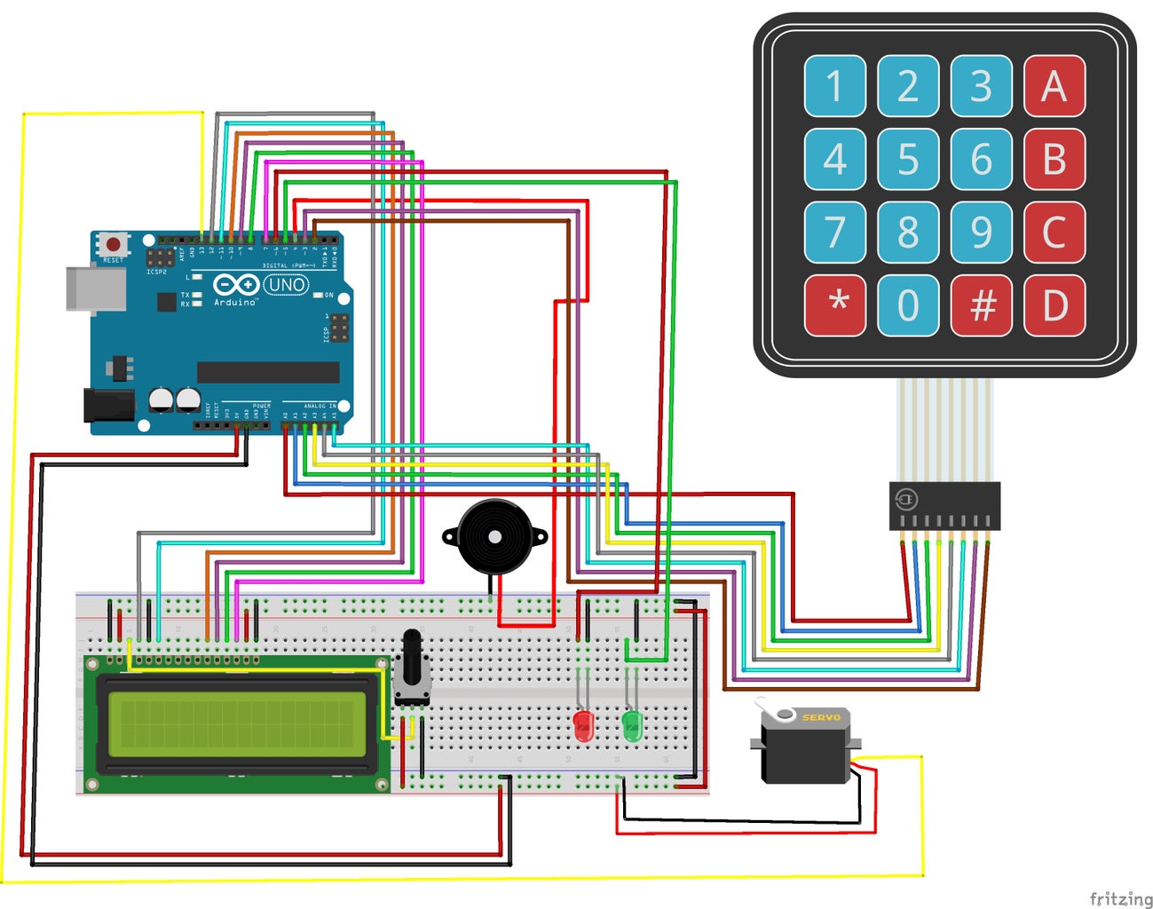 Keypad Door Lock : 7 Steps (with Pictures) - Instructables