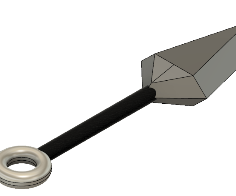 a 3d printed kunai DIY Project DIY Project Image