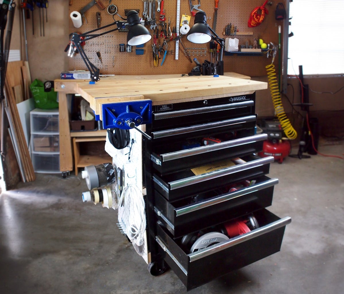 Ultimate Workbench 22 Steps With Pictures Instructables Ultimate Workbench 22 Steps With Pictures Instructables