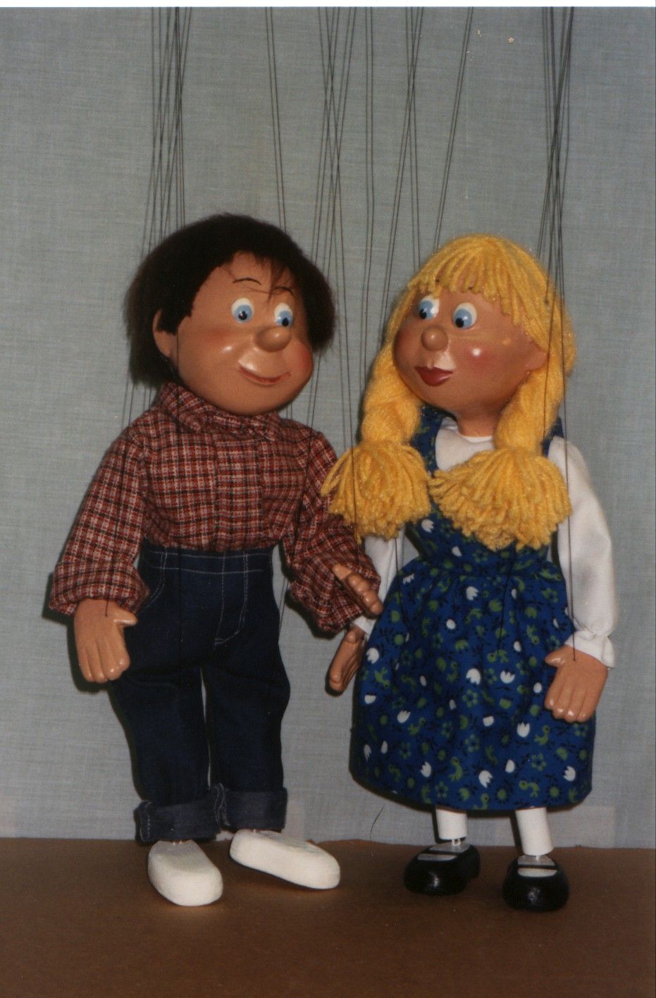 Boy and Girl Marionette Puppets