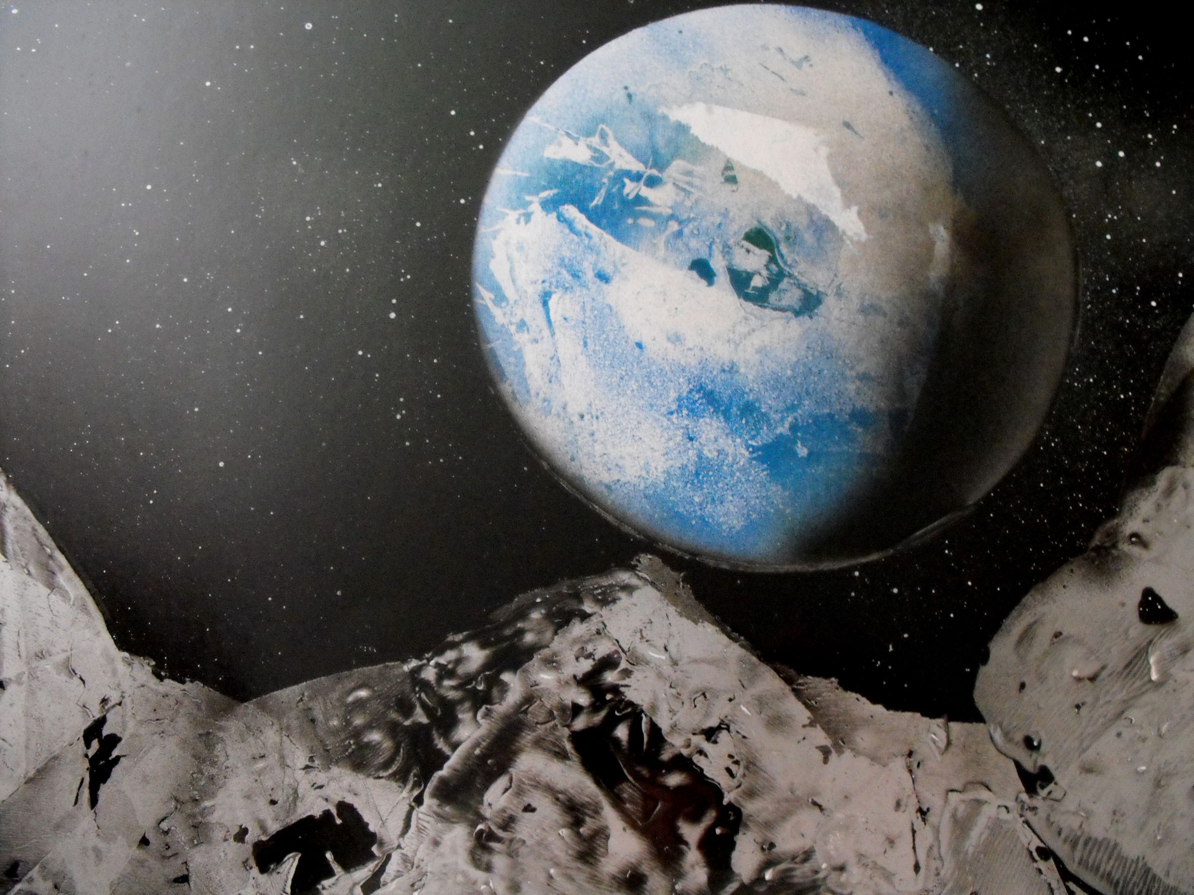 How to Paint an Amazing Space Scene 5 Steps (with Pictures) Instructables