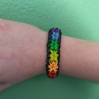 How To Make A Rainbow Loom Starburst Bracelet 18 Steps With Pictures Instructables How To Make A Rainbow Loom Starburst Bracelet 18 Steps With Pictures Instructables