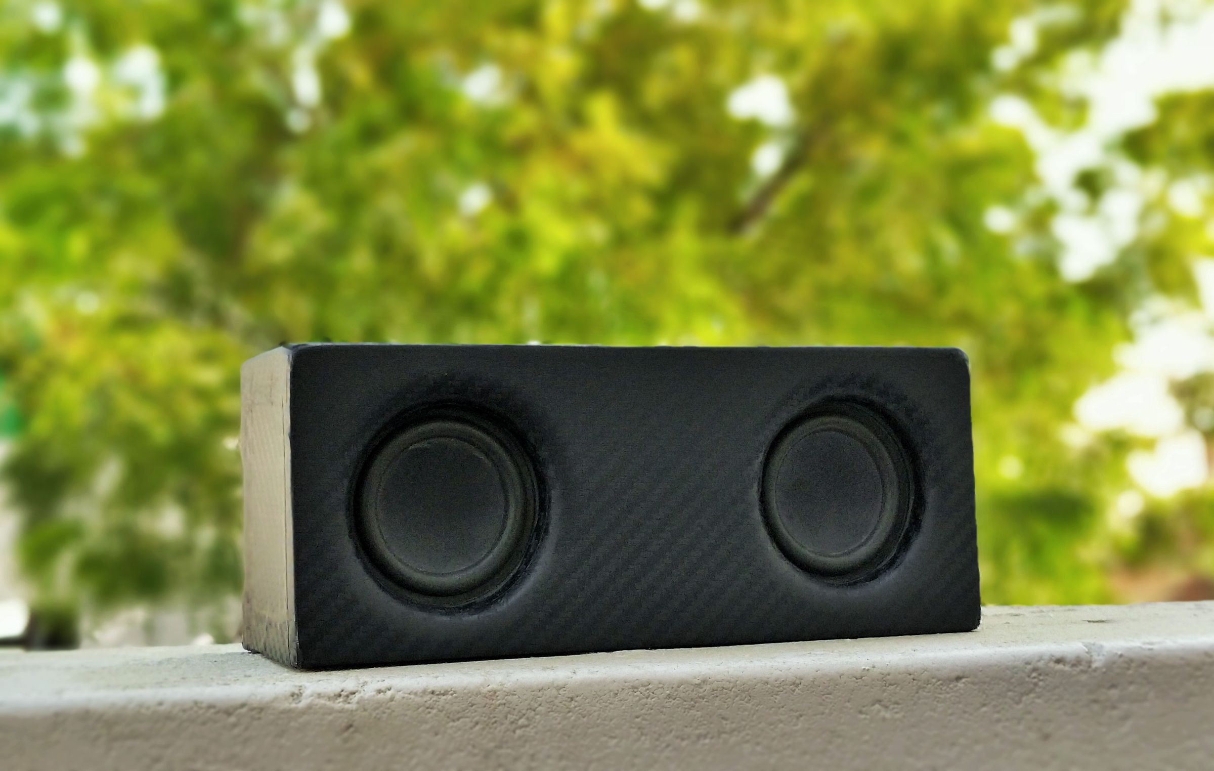 laser portable led tube speaker