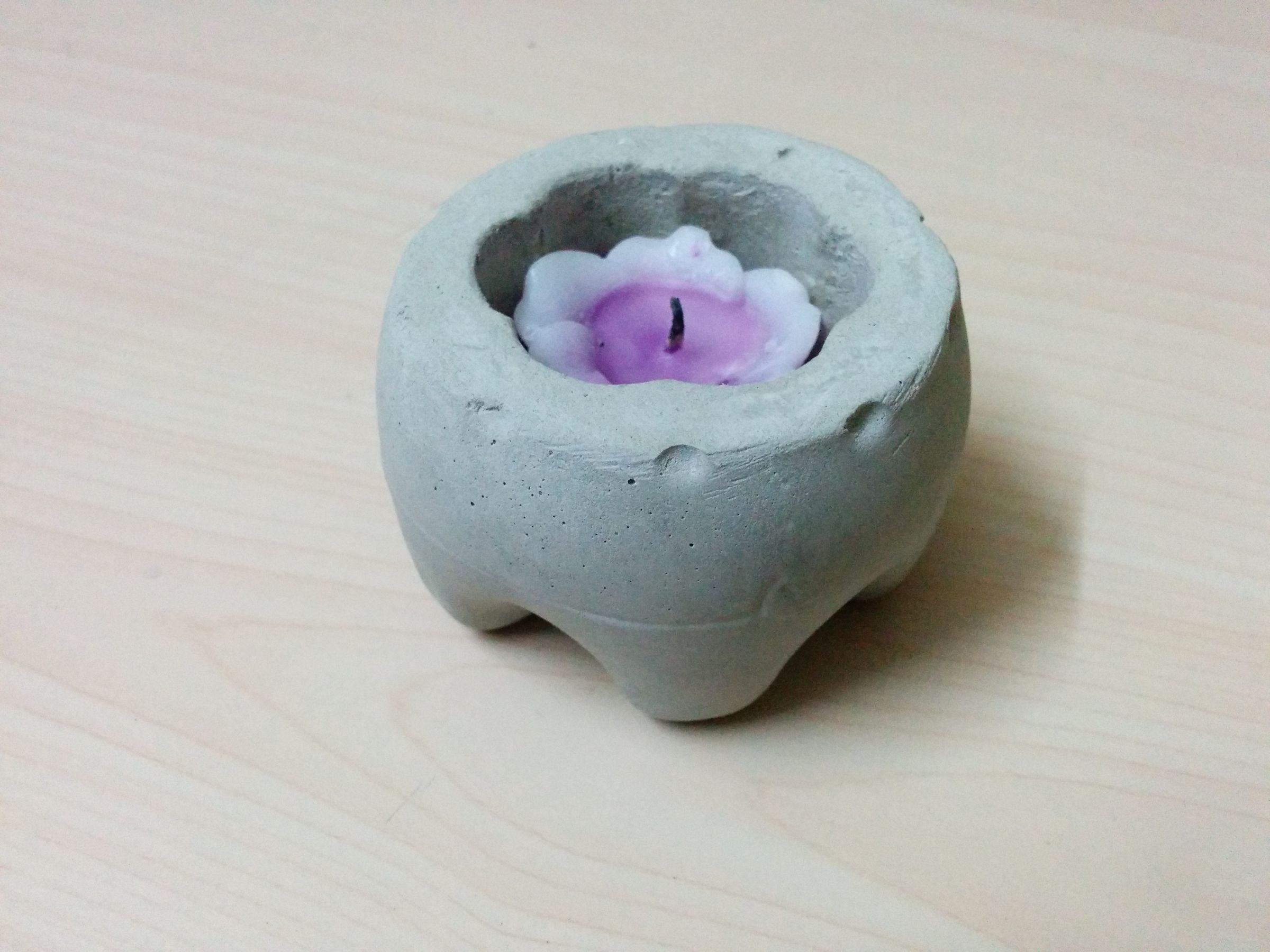 CEMENT CANDLE HOLDER 9 Steps (with Pictures) Instructables