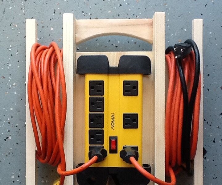 Power Bar Cord Organizer 4 Steps (with Pictures) Instructables