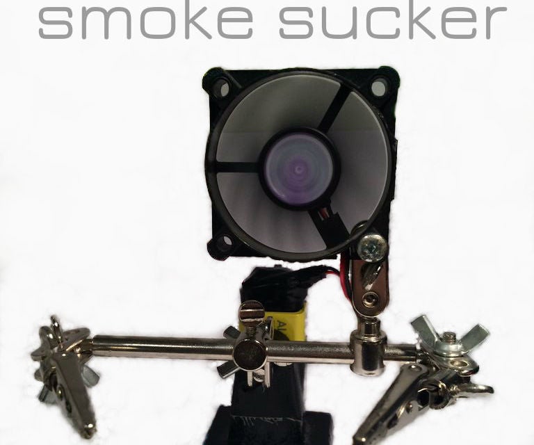 Soldering Helping Hands With Fan 4 Steps Instructables